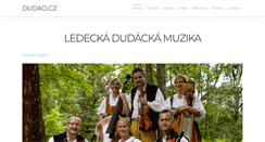 Desktop Screenshot of dudaci.cz